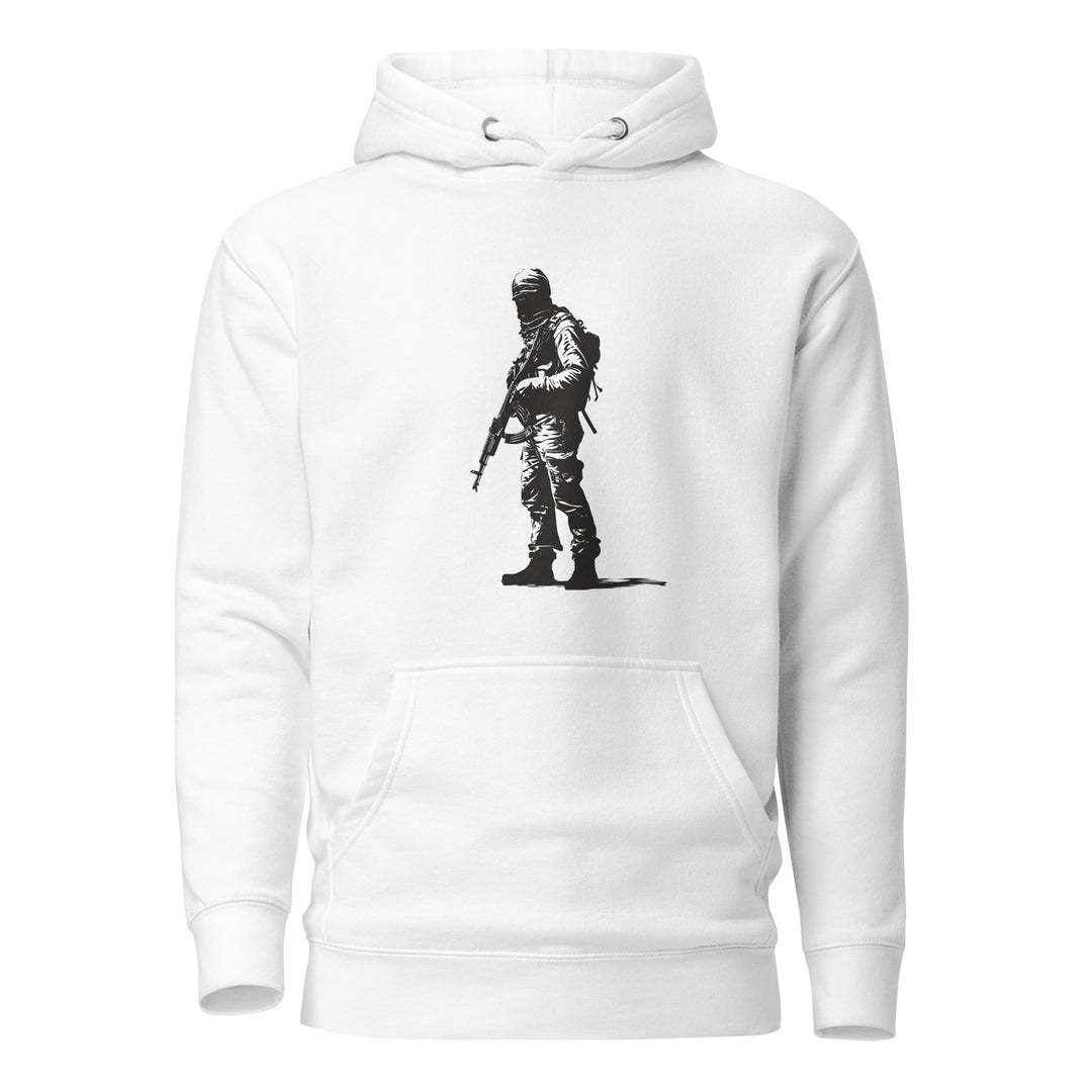 The Fighter - Men’s Hoodie, White