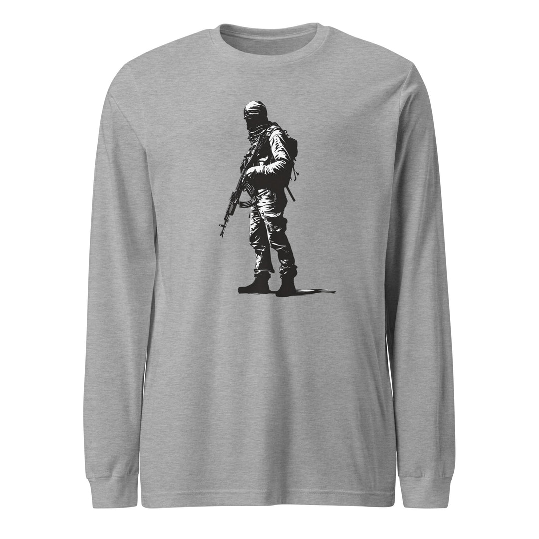 The Fighter - Women’s Long Sleeve Tee, Heather