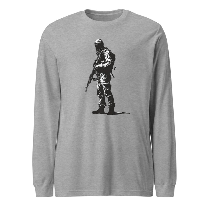 The Fighter - Women’s Long Sleeve Tee, Heather