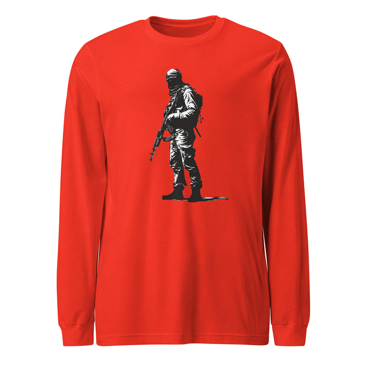 The Fighter - Women’s Long Sleeve Tee, Poppy
