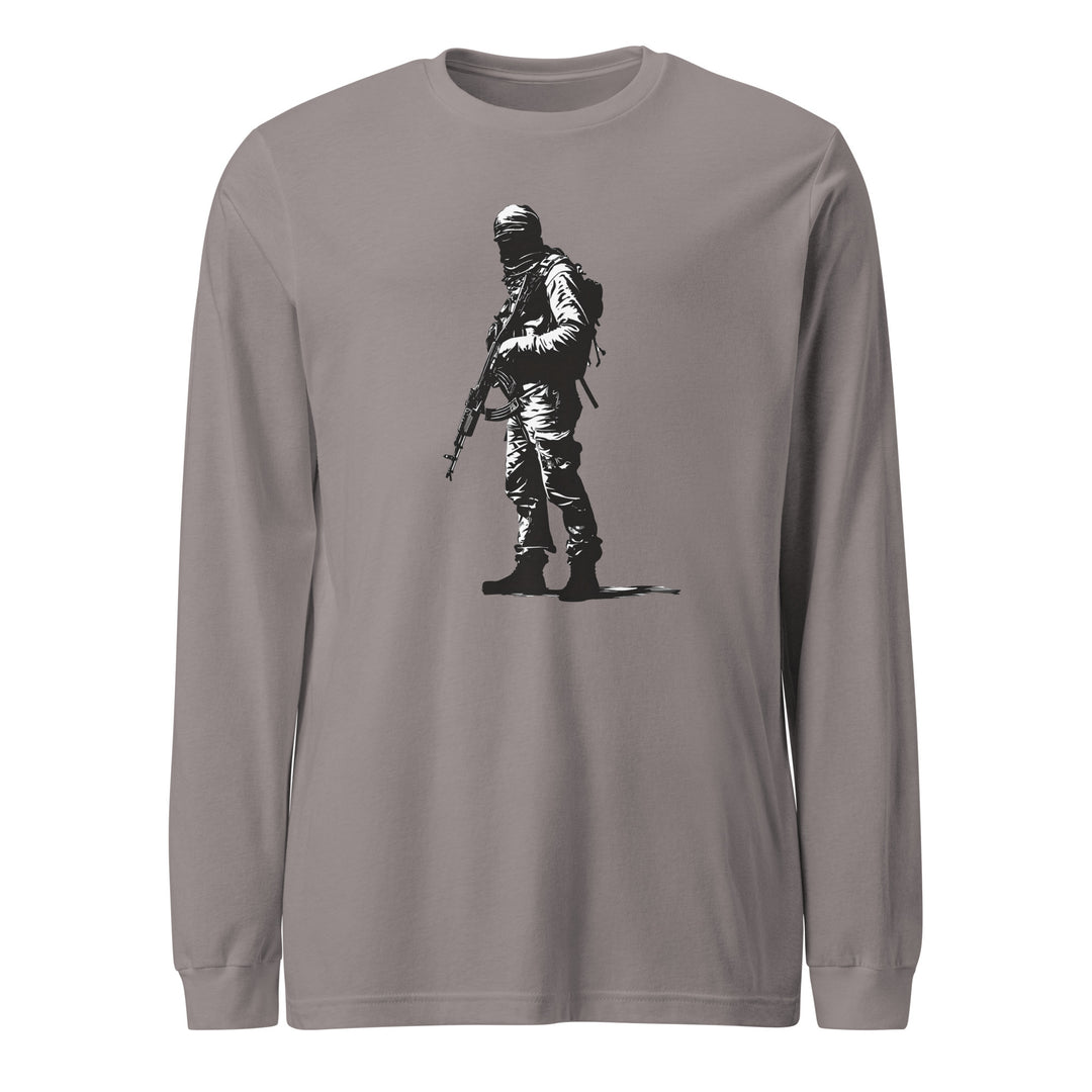 The Fighter - Women’s Long Sleeve Tee, Storm