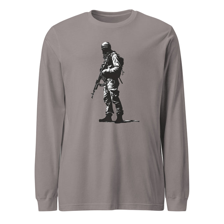 The Fighter - Women’s Long Sleeve Tee, Storm