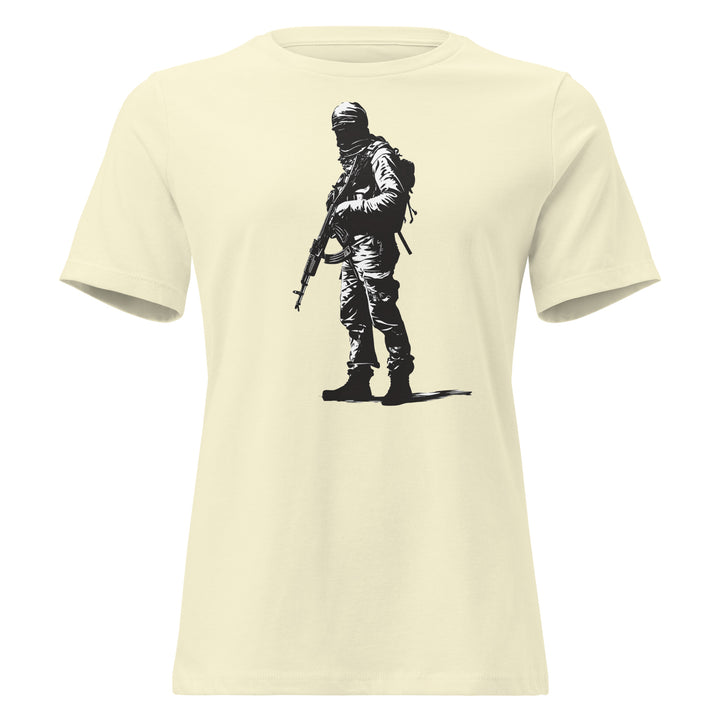 The Fighter - Women’s Relaxed T-Shirt, Womens Relaxed T Shirt Citron