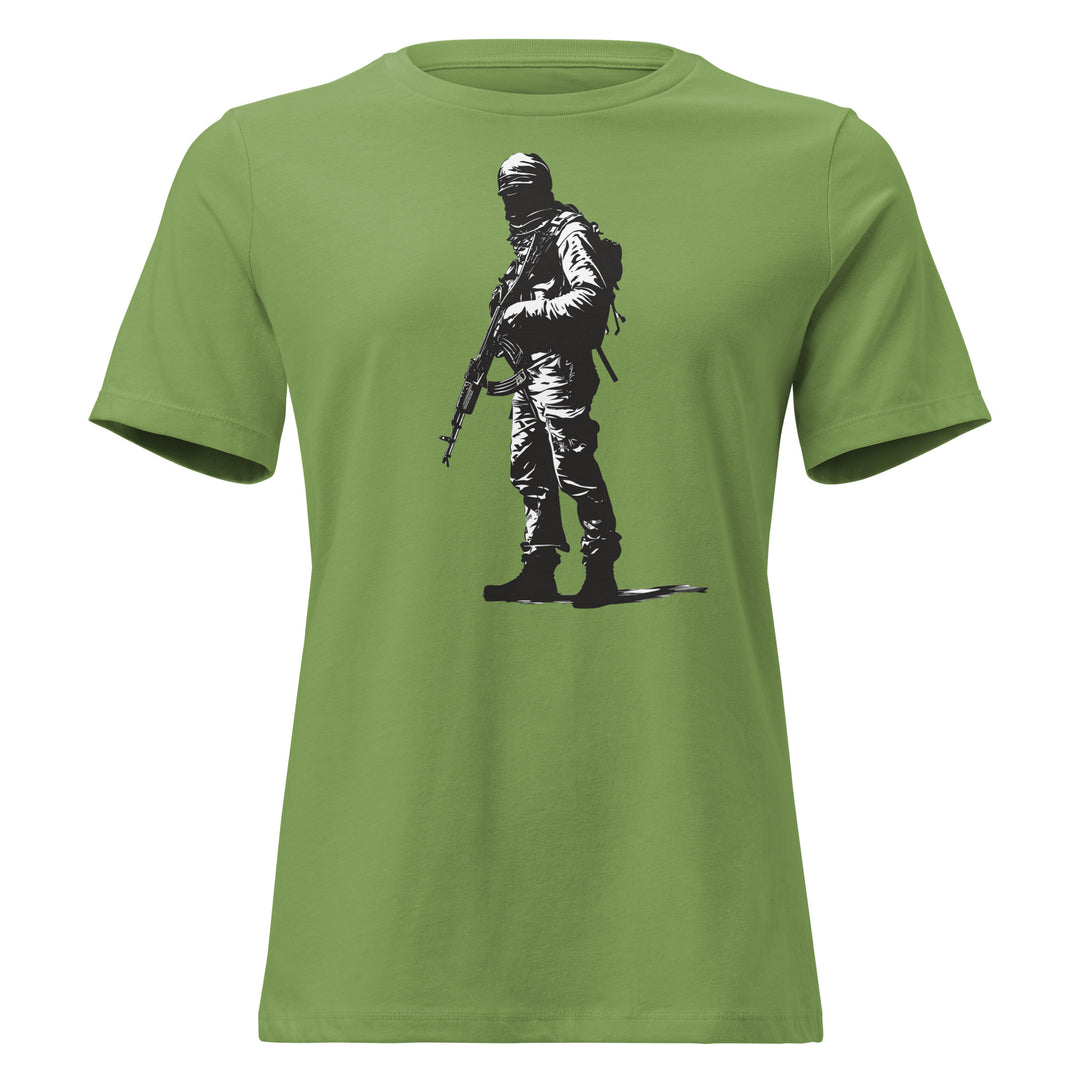The Fighter - Women’s Relaxed T-Shirt, Womens Relaxed T Shirt Leaf