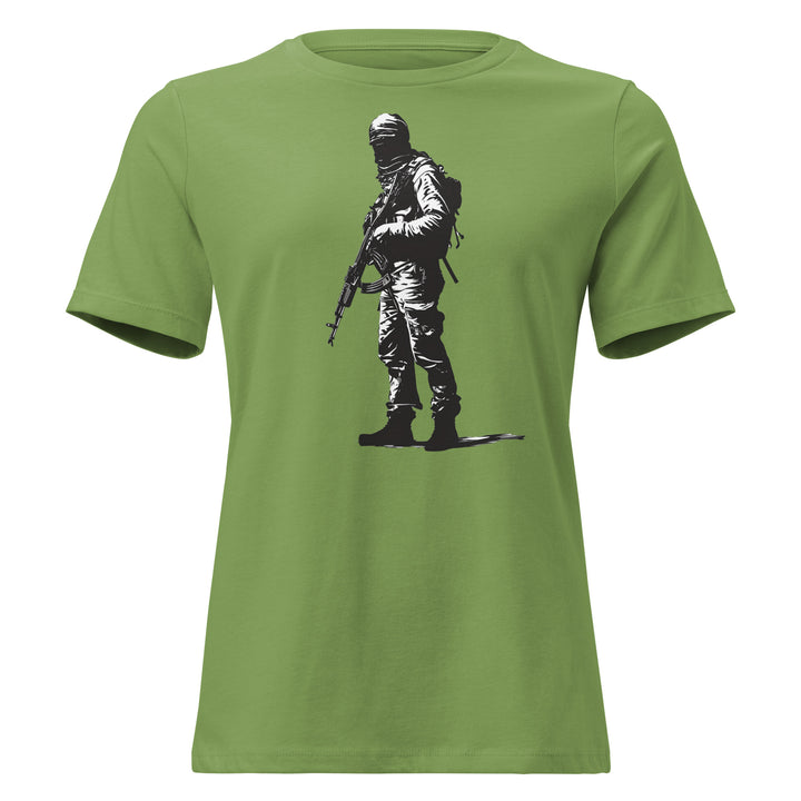 The Fighter - Women’s Relaxed T-Shirt, Womens Relaxed T Shirt Leaf