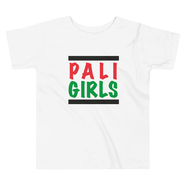 Palestinian Girls - Toddler Short Sleeve Tee, White