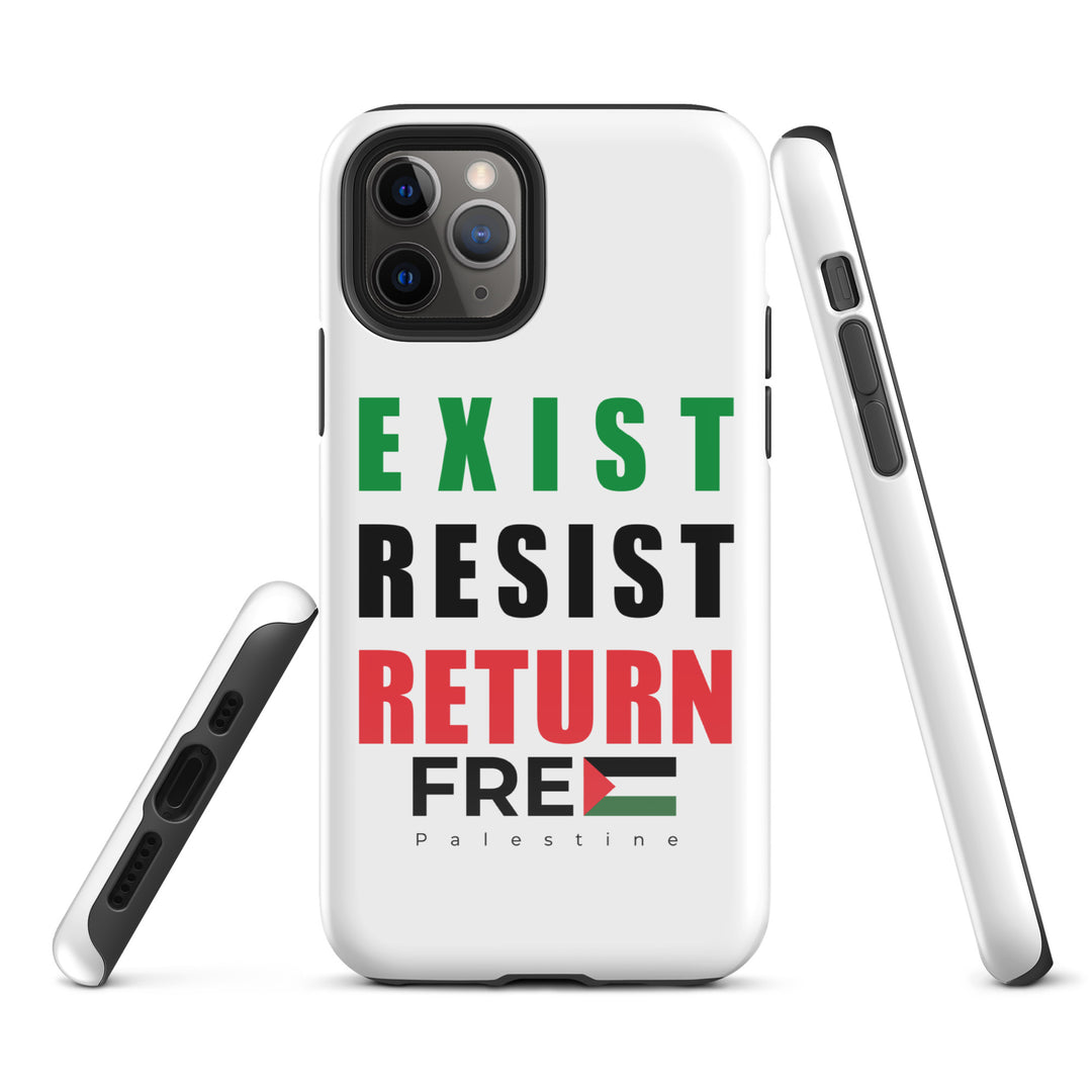 Exist. Resist. Return. - Tough Case for iPhone®, Glossy iPhone 11 Pro