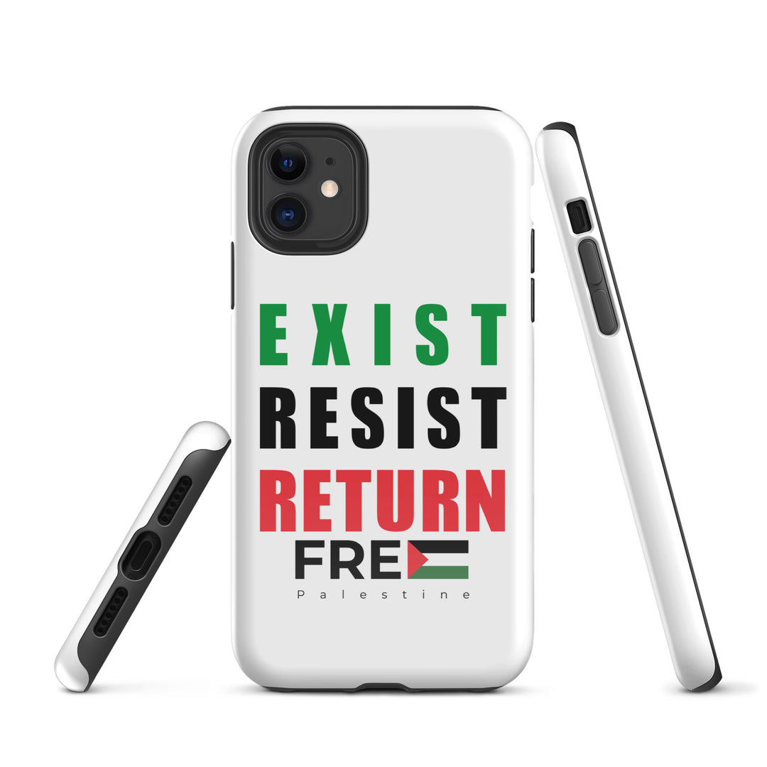Exist. Resist. Return. - Tough Case for iPhone®, Glossy iPhone 11