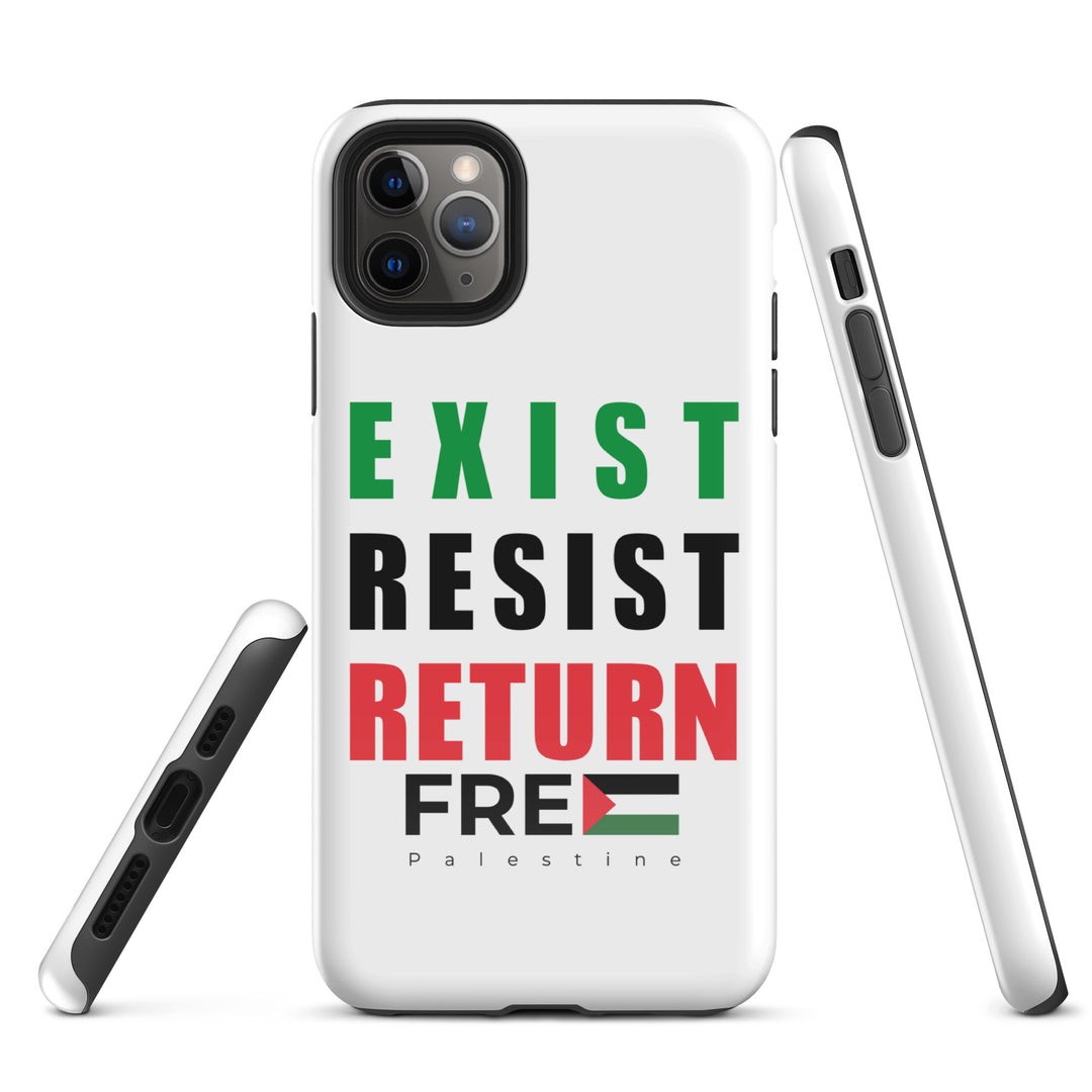 Exist. Resist. Return. - Tough Case for iPhone®, Glossy iPhone 11 Pro Max