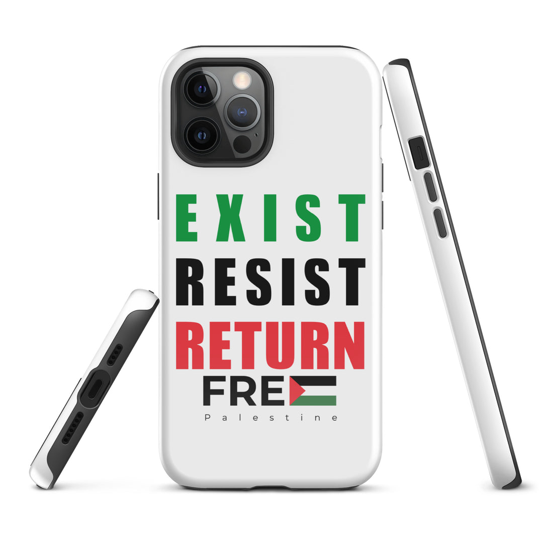 Exist. Resist. Return. - Tough Case for iPhone®, Glossy iPhone 12 Pro Max