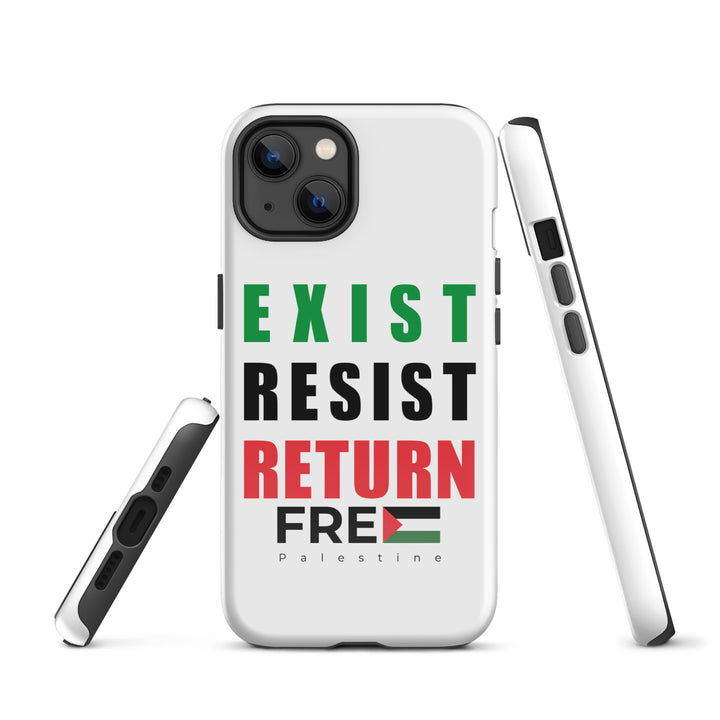Exist. Resist. Return. - Tough Case for iPhone®, Glossy iPhone 13