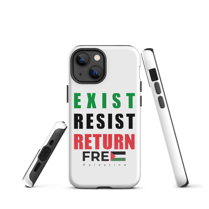 Exist. Resist. Return. - Tough Case for iPhone®, Glossy iPhone 13 Mini