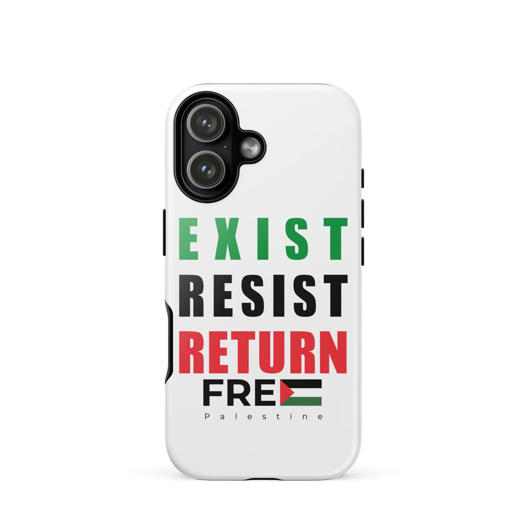 Exist. Resist. Return. - Tough Case for iPhone®, Glossy iPhone 17