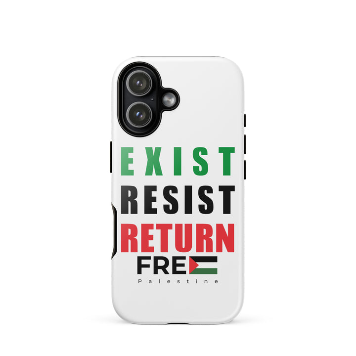 Exist. Resist. Return. - Tough Case for iPhone®, Glossy iPhone 17