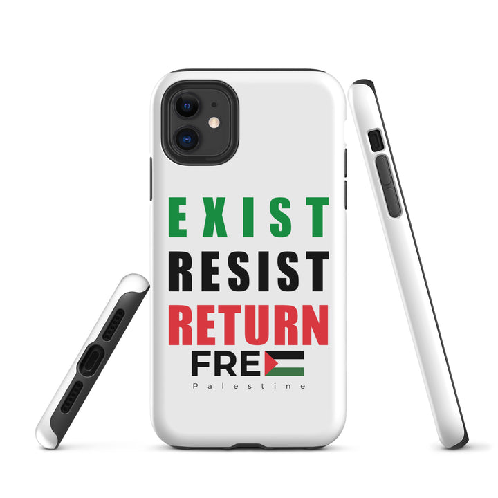 Exist. Resist. Return. - Tough Case for iPhone®, Matte iPhone 11