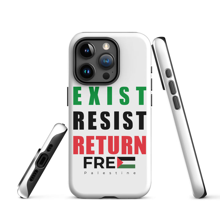 Exist. Resist. Return. - Tough Case for iPhone®, Matte iPhone 15 Pro