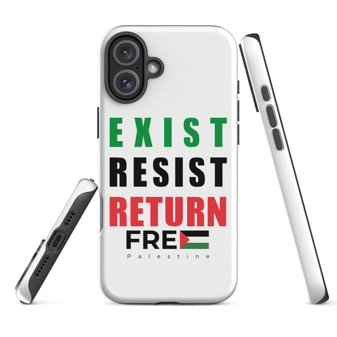 Exist. Resist. Return. - Tough Case for iPhone®, Matte iPhone 16 Plus