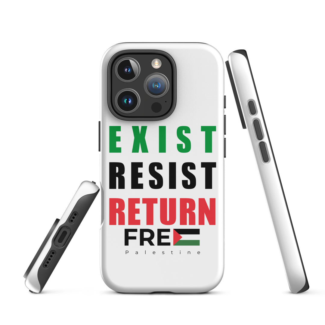 Exist. Resist. Return. - Tough Case for iPhone®, Matte iPhone 16 Pro