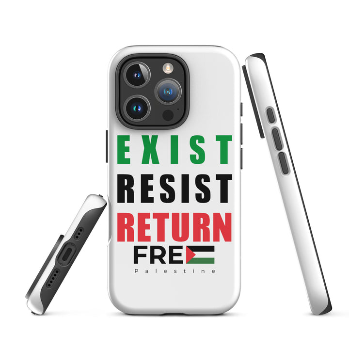 Exist. Resist. Return. - Tough Case for iPhone®, Matte iPhone 16 Pro