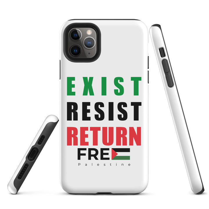 Exist. Resist. Return. - Tough Case for iPhone®, Matte iPhone 11 Pro Max
