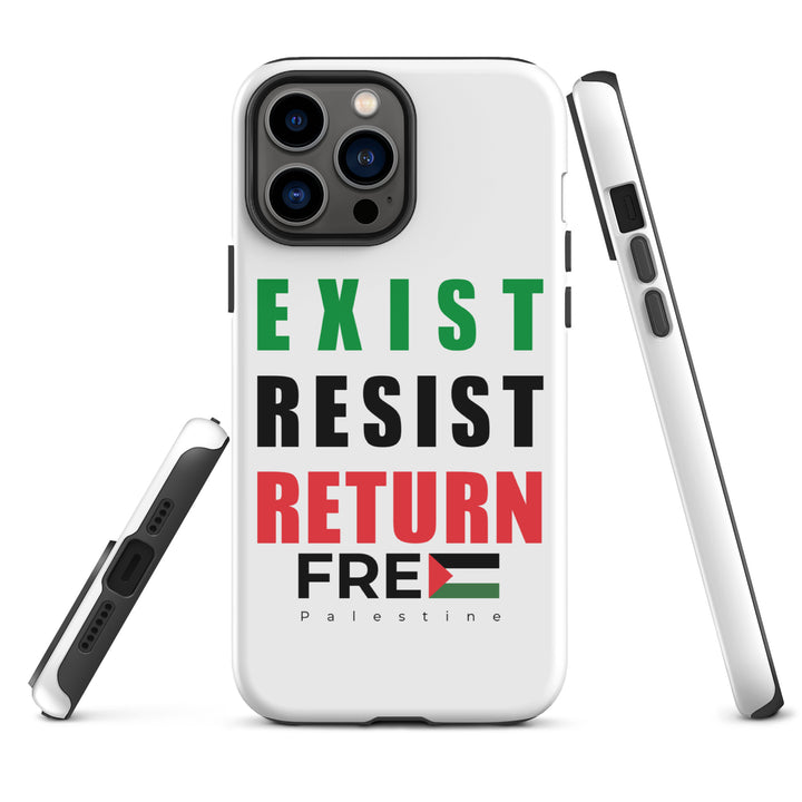 Exist. Resist. Return. - Tough Case for iPhone®, Matte iPhone 13 Pro Max