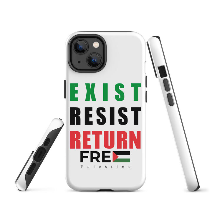 Exist. Resist. Return. - Tough Case for iPhone®, Matte iPhone 14