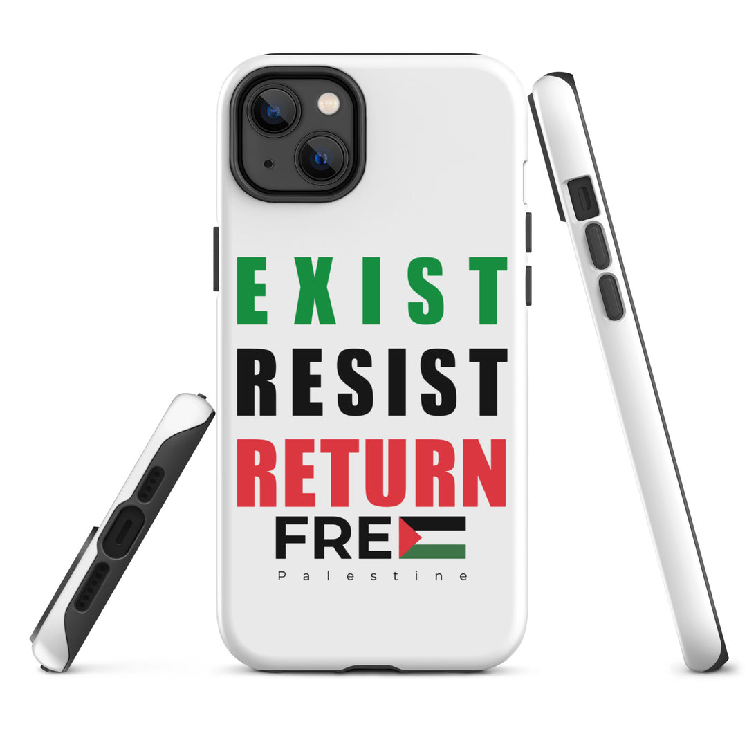 Exist. Resist. Return. - Tough Case for iPhone®, Matte iPhone 14 Plus