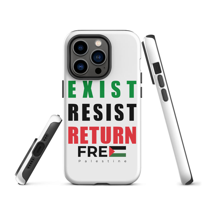 Exist. Resist. Return. - Tough Case for iPhone®, Matte iPhone 14 Pro