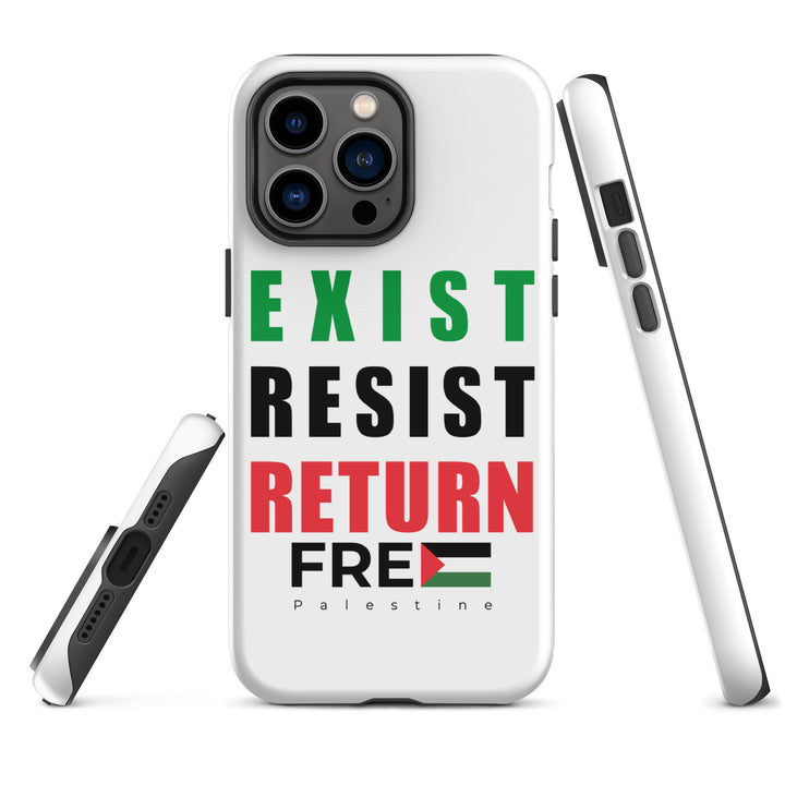 Exist. Resist. Return. - Tough Case for iPhone®, Matte iPhone 14 Pro Max