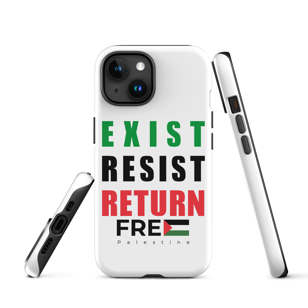 Exist. Resist. Return. - Tough Case for iPhone®, Matte iPhone 15