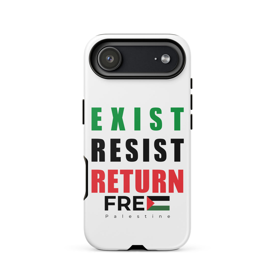 Exist. Resist. Return. - Tough Case for iPhone®, Matte iPhone 17 Air