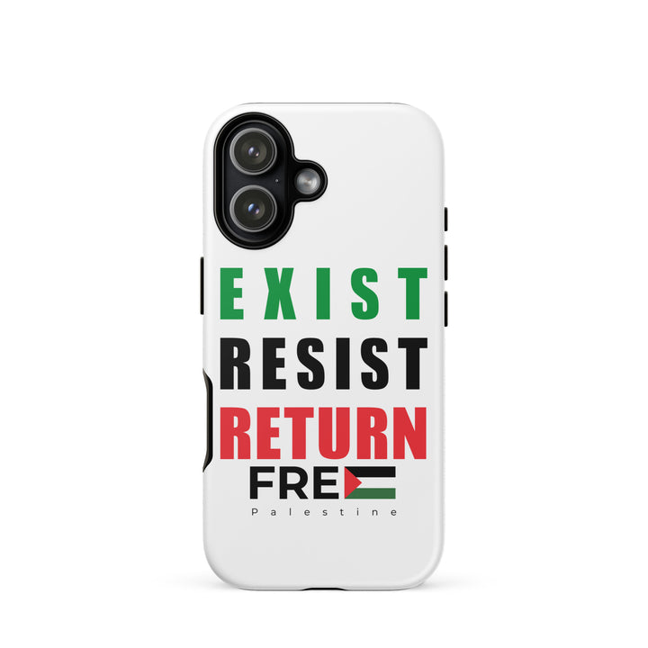 Exist. Resist. Return. - Tough Case for iPhone®, Matte iPhone 17