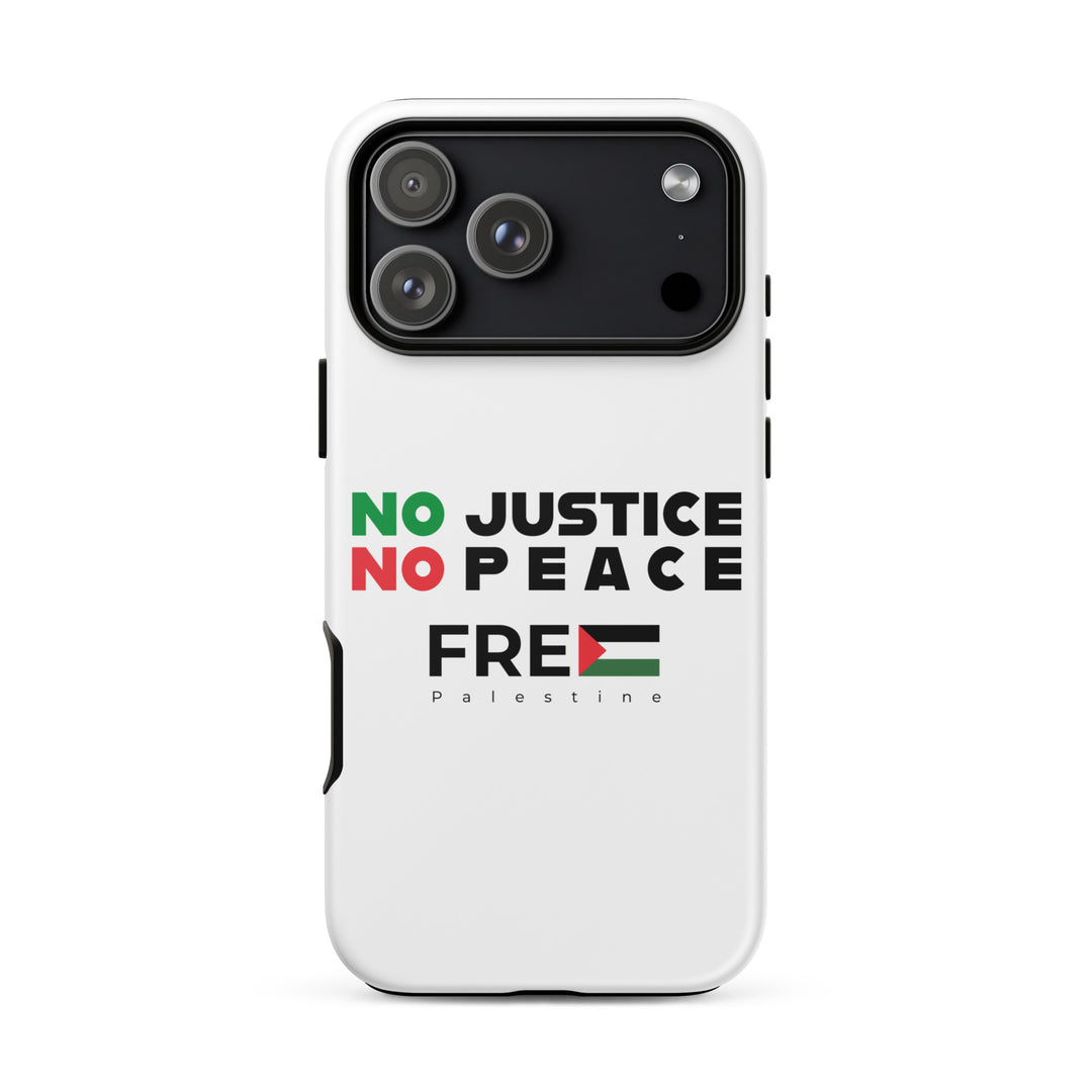 No Justice No Peace - Tough Case for iPhone®, Matte iPhone 17 Pro Max