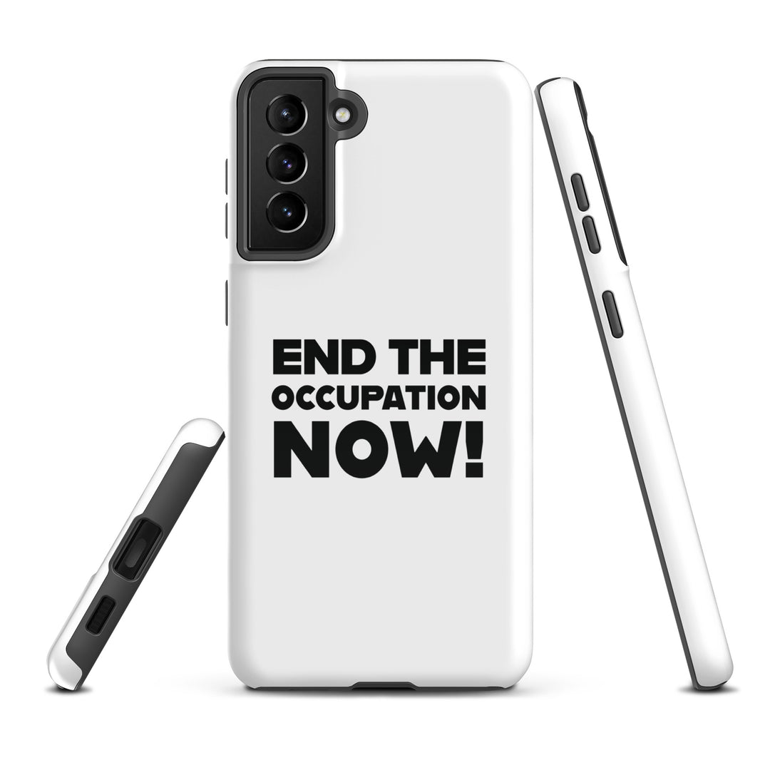 End the Occupation Now! - Tough case for Samsung® -, Samsung Glossy Samsung Galaxy S21 Plus