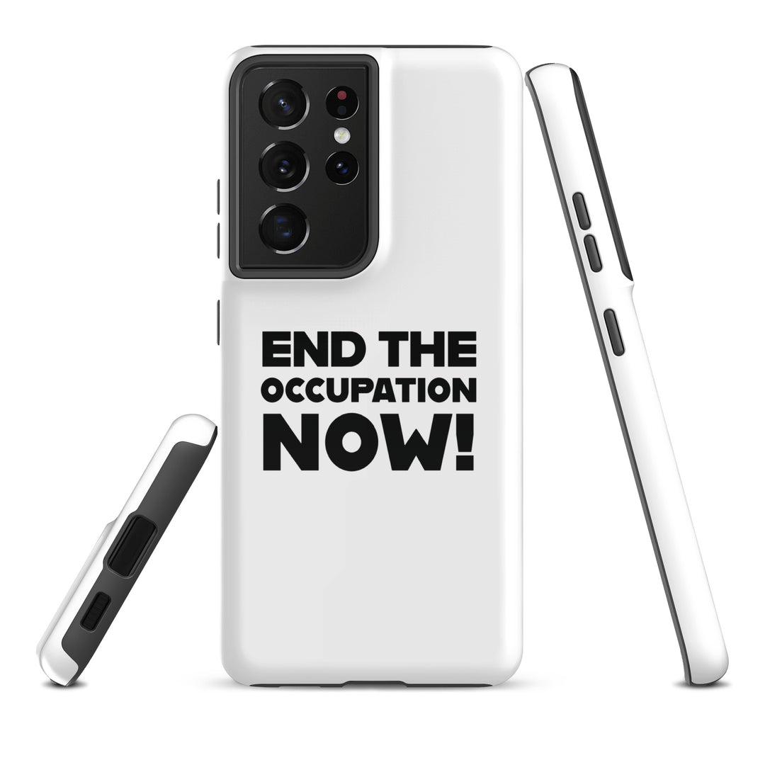 End the Occupation Now! - Tough case for Samsung® -, Samsung Glossy Samsung Galaxy S21 Ultra