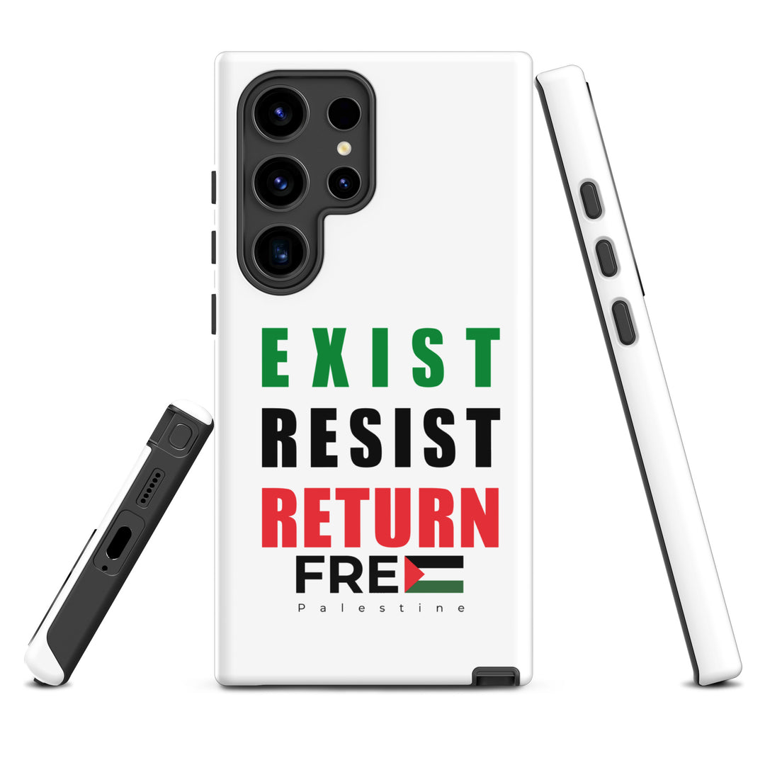 Exist. Resist. Return. - Tough Case for Samsung®, Samsung Glossy Samsung Galaxy S24 Ultra