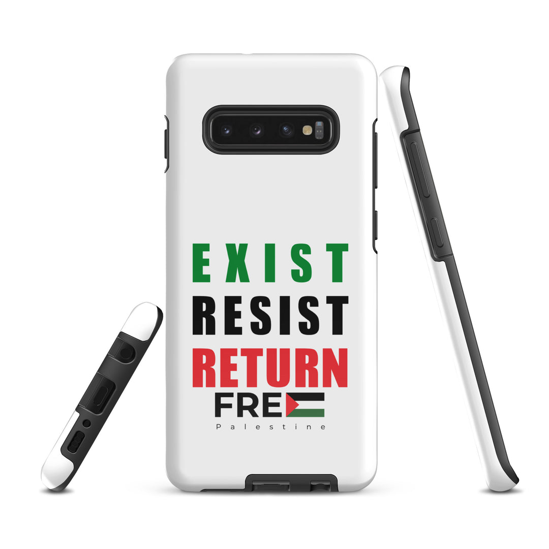 Exist. Resist. Return. - Tough Case for Samsung®, Samsung Glossy Samsung Galaxy S10 Plus
