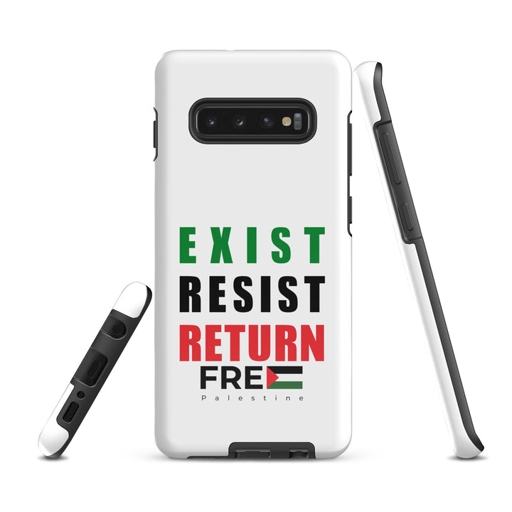 Exist. Resist. Return. - Tough Case for Samsung®, Samsung Glossy Samsung Galaxy S10 Plus