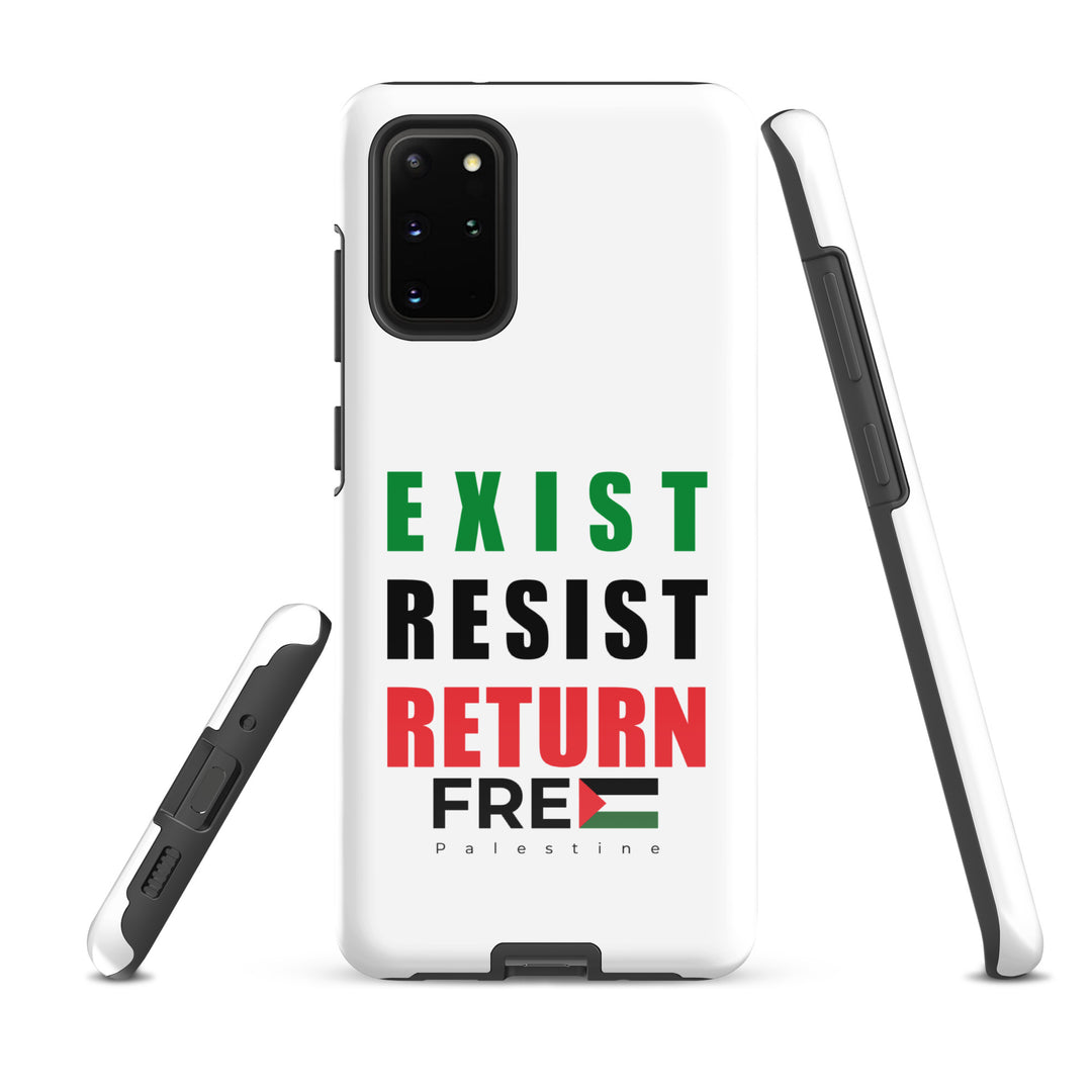 Exist. Resist. Return. - Tough Case for Samsung®, Samsung Glossy Samsung Galaxy S20 Plus