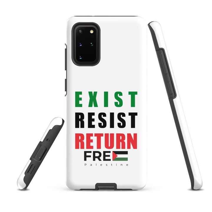 Exist. Resist. Return. - Tough Case for Samsung®, Samsung Glossy Samsung Galaxy S20 Plus