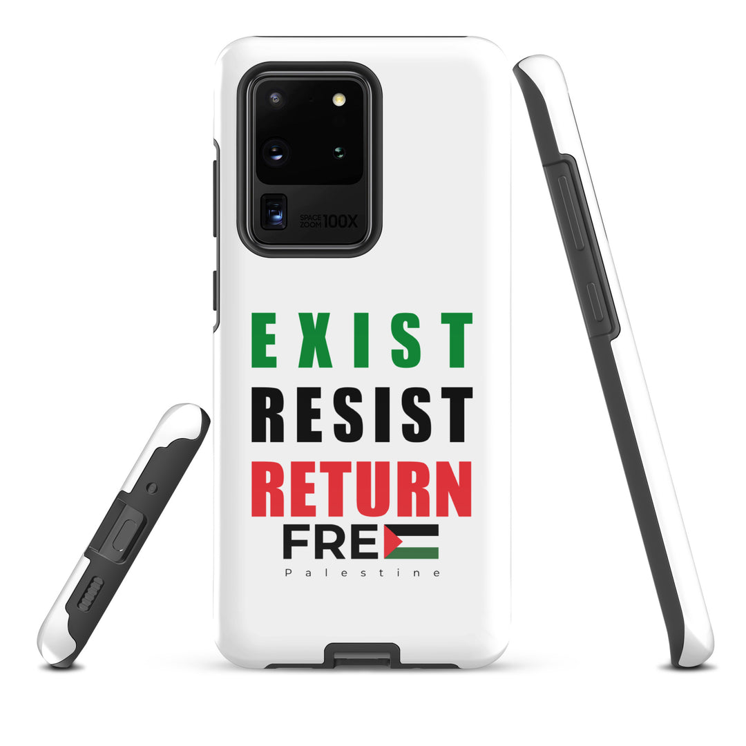 Exist. Resist. Return. - Tough Case for Samsung®, Samsung Glossy Samsung Galaxy S20 Ultra