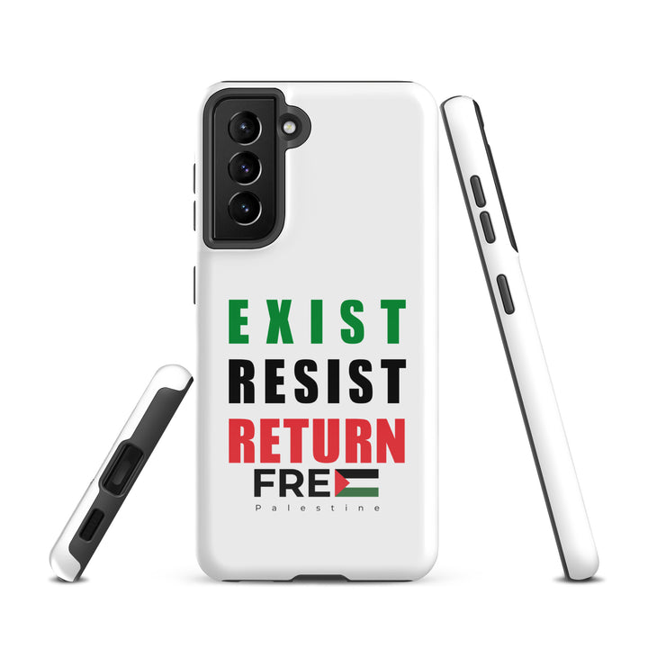 Exist. Resist. Return. - Tough Case for Samsung®, Samsung Glossy Samsung Galaxy S21