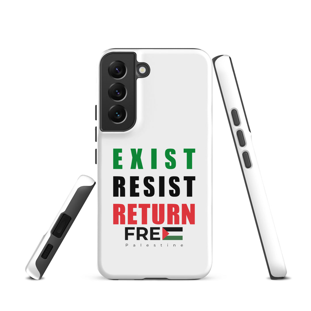 Exist. Resist. Return. - Tough Case for Samsung®, Samsung Glossy Samsung Galaxy S22