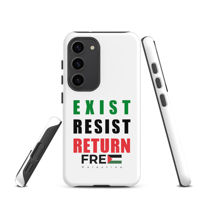 Exist. Resist. Return. - Tough Case for Samsung®, Samsung Glossy Samsung Galaxy S23