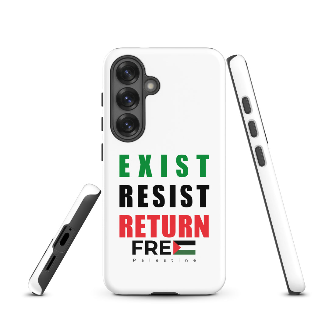 Exist. Resist. Return. - Tough Case for Samsung®, Samsung Glossy Samsung Galaxy S25