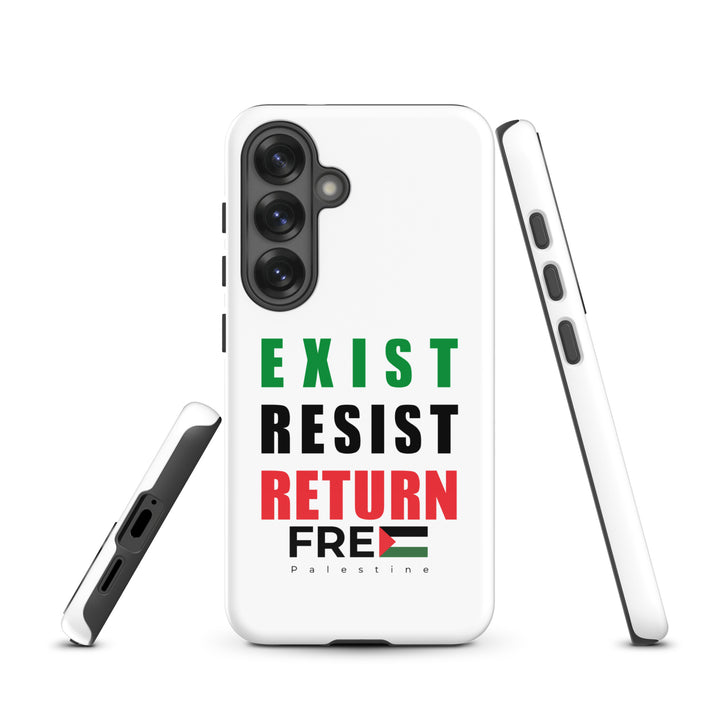 Exist. Resist. Return. - Tough Case for Samsung®, Samsung Glossy Samsung Galaxy S25
