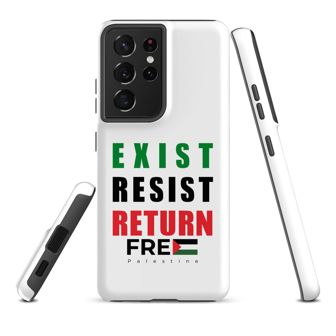 Exist. Resist. Return. - Tough Case for Samsung®, Samsung Matte Samsung Galaxy S21 Ultra