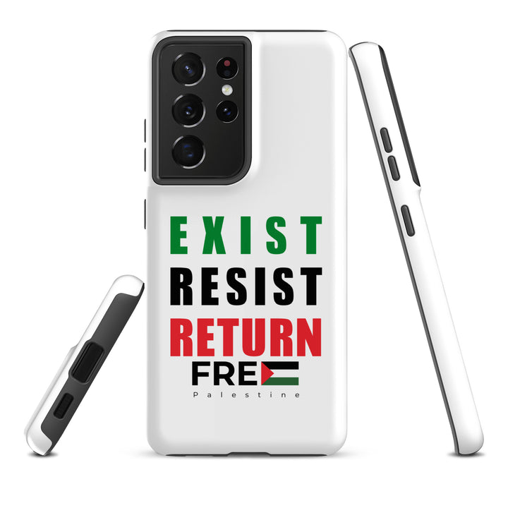Exist. Resist. Return. - Tough Case for Samsung®, Samsung Matte Samsung Galaxy S21 Ultra