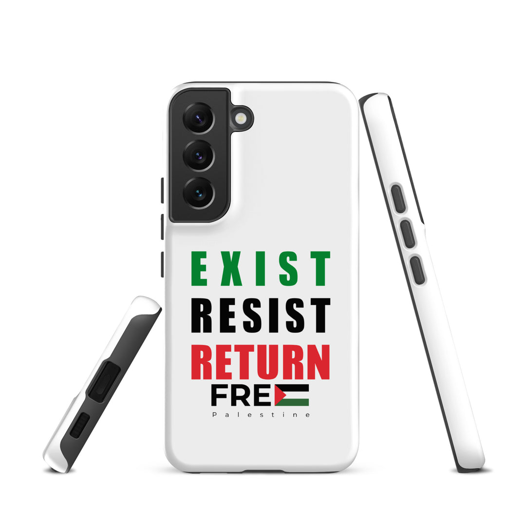 Exist. Resist. Return. - Tough Case for Samsung®, Samsung Matte Samsung Galaxy S22