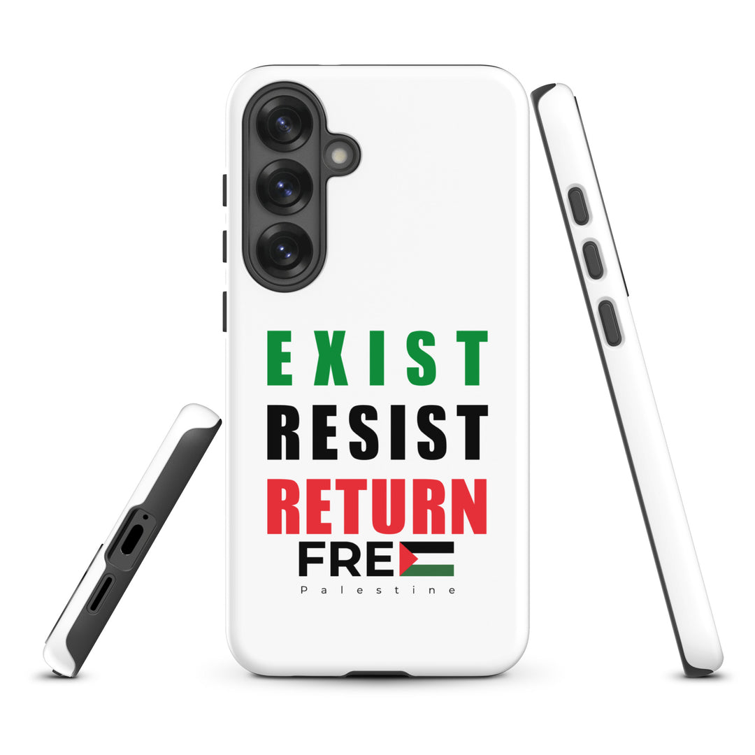 Exist. Resist. Return. - Tough Case for Samsung®, Samsung Matte Samsung Galaxy S25 Plus